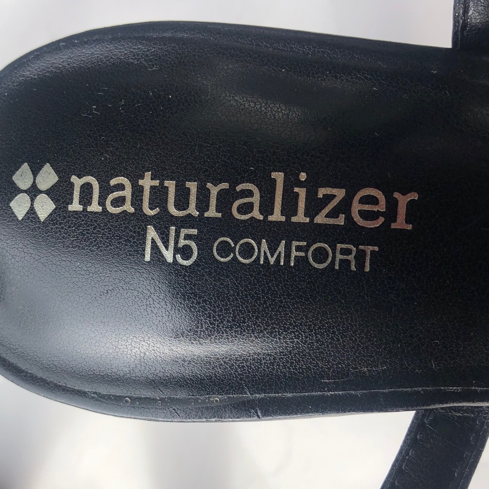 Naturalizer Black Strappy 4” Heel Darcy Dress Sandal, Size 8.5 - Picture 6 of 13